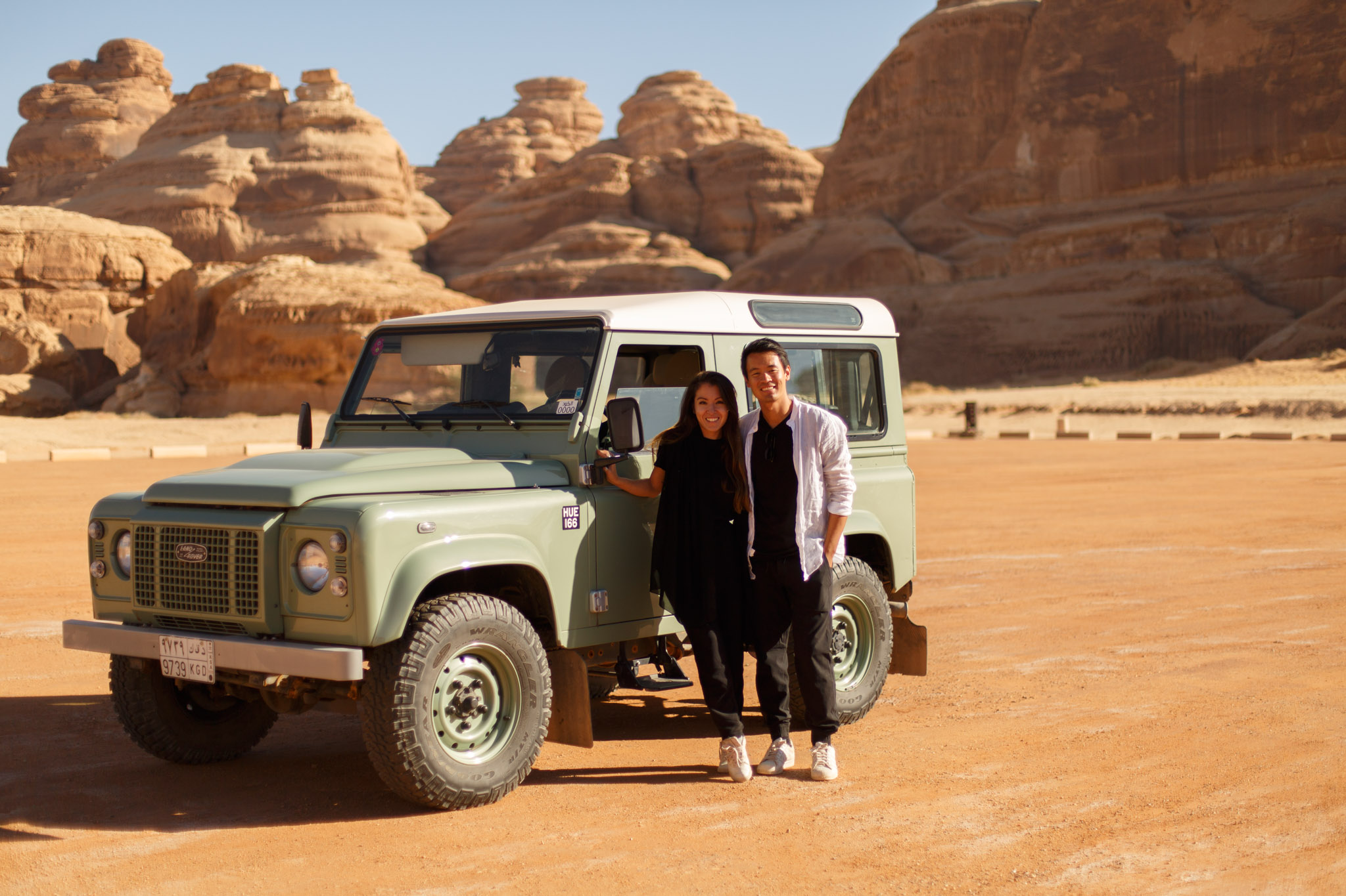 Hegra, Saudi Arabia. A behind-the-scenes image from our work in partnership with Four Seasons Riyadh and Gateway KSA. 